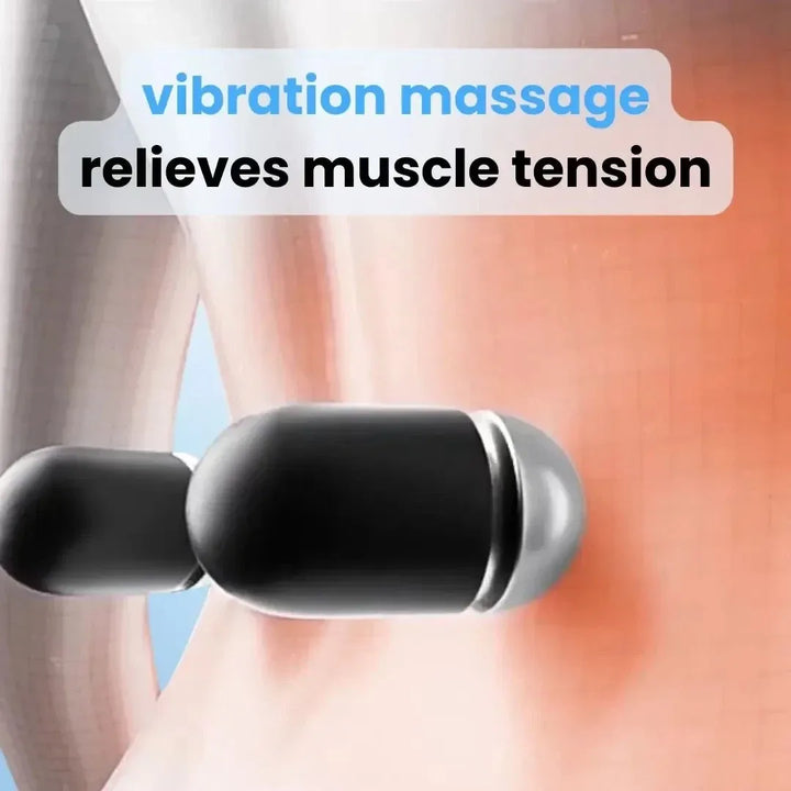 Masseur dorsal chauffant portable pour thérapie sciatique et lombaire.