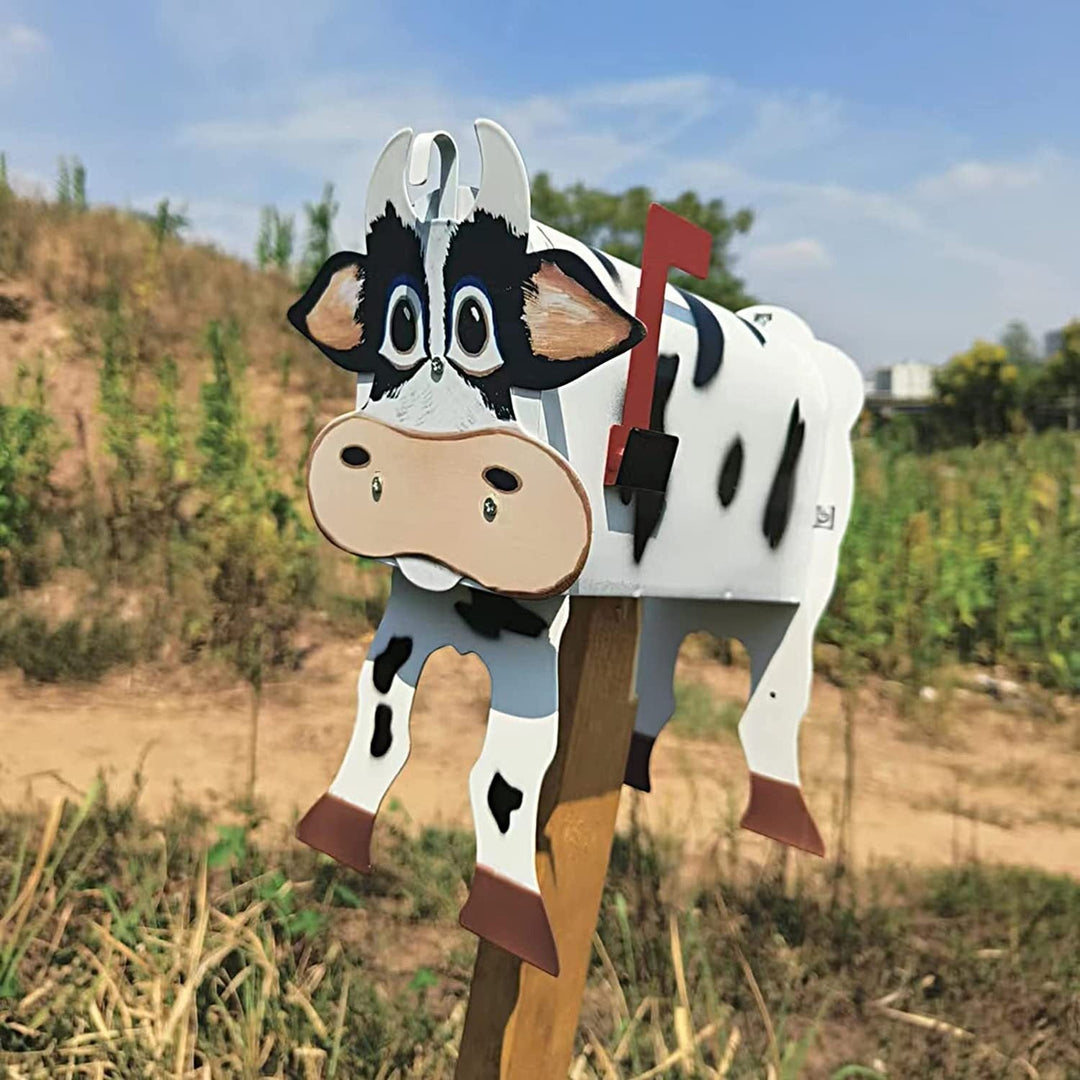 Sculpture boîte aux lettres cheval pour jardin, en métal. Décoration extérieure animale personnalisée et durable pour maison.