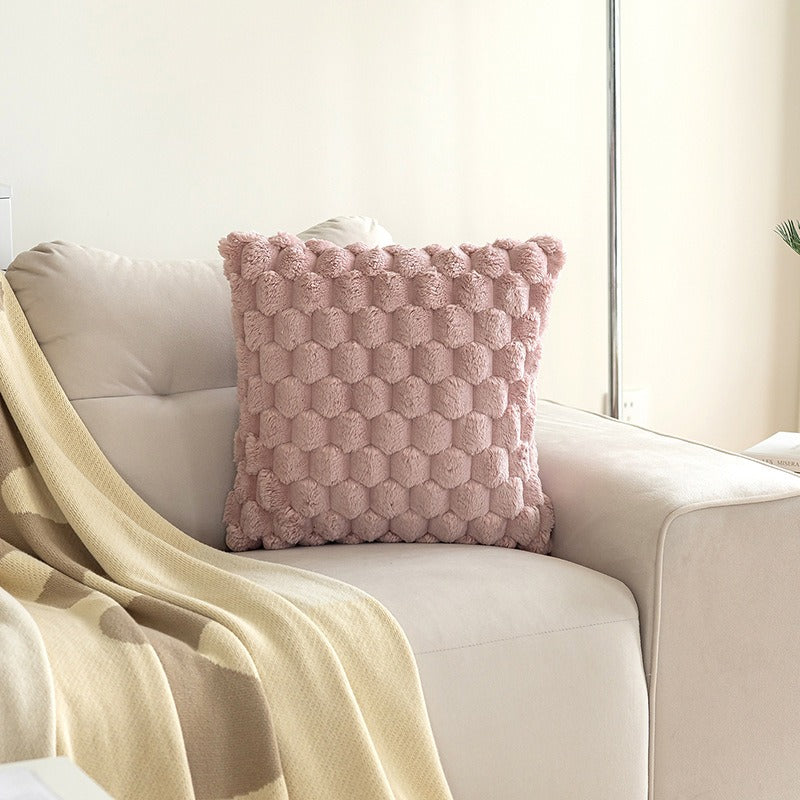 Mettez en valeur votre salon avec cette housse de coussin velours moderne et confortable, 45x45cm.