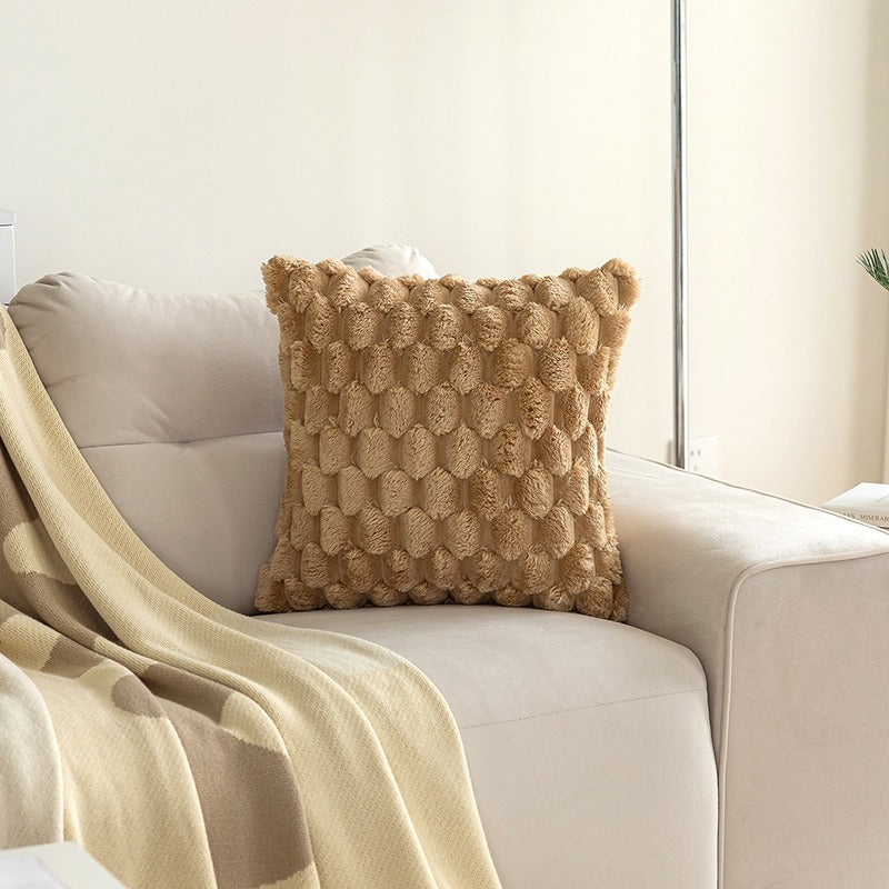Élégante housse de coussin velours 45x45cm. Parfaite pour moderniser votre salon ou chambre.