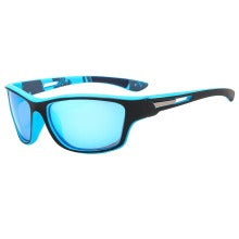 Lunettes de soleil femme polarisées, excellent confort visuel, protection UV pour course, vélo et sport.