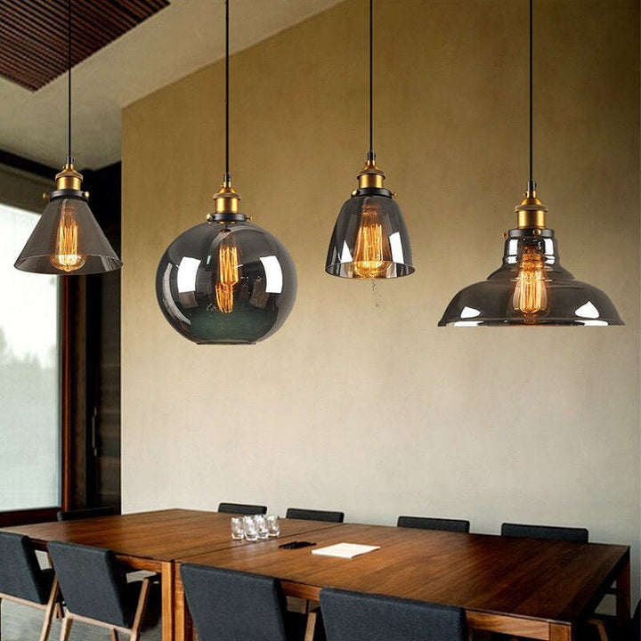 Lampe suspendue en cristal, s'adapte aux styles moderne, classique et contemporain.