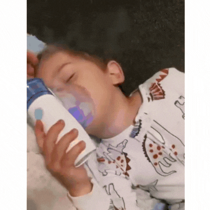 Appareil inhalateur portable silencieux pour une respiration facile, idéal pour asthme, allergies et rhumes.