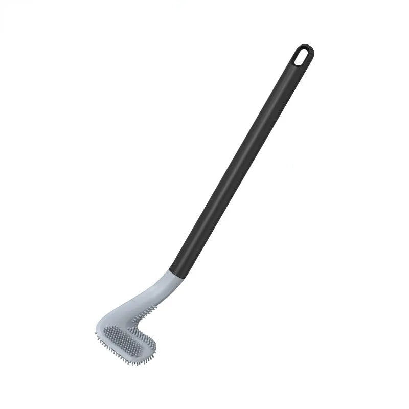 Brosse de toilette murale en TPR, idéale pour un nettoyage efficace et discret de vos WC.