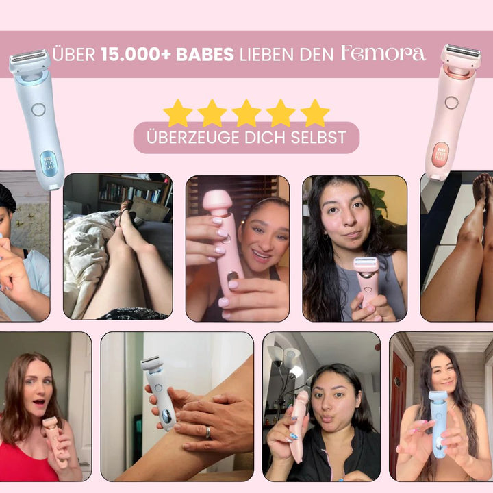 Appareil d'épilation intime féminin, design ergonomique, rechargeable, pour un soin corporel doux.