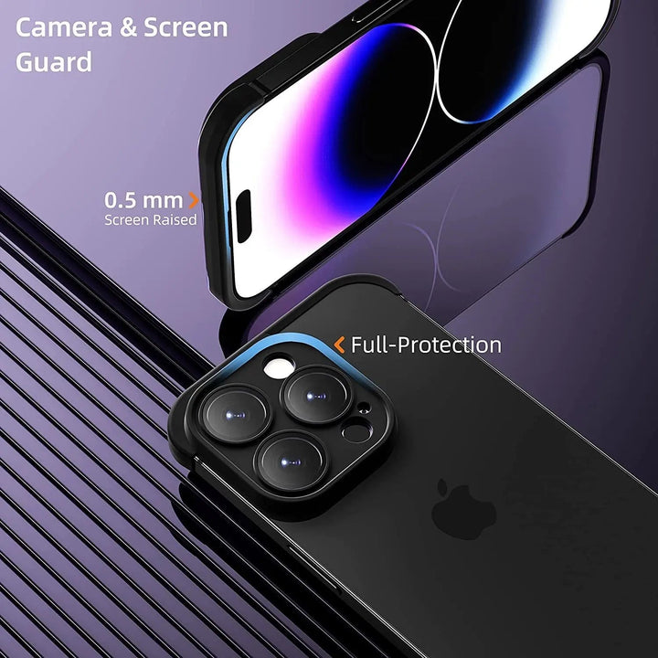 Étui iPhone jaune, robuste, avec design élégant.