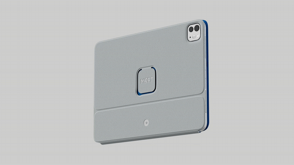 Housse de protection iPad Air, étui folio blanc cassé, un look épuré et moderne.