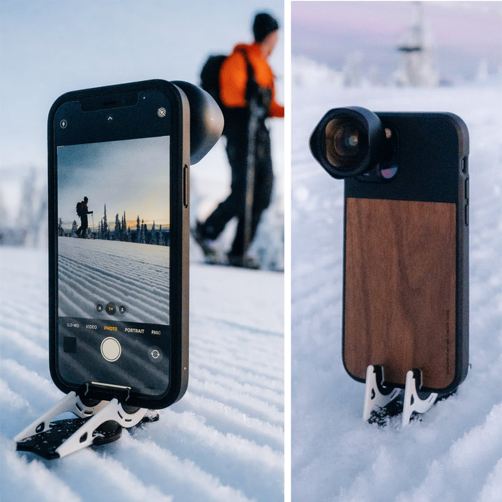 Support téléphone SnapFold pour prise de vue stable, selfies et vidéos sans flou.