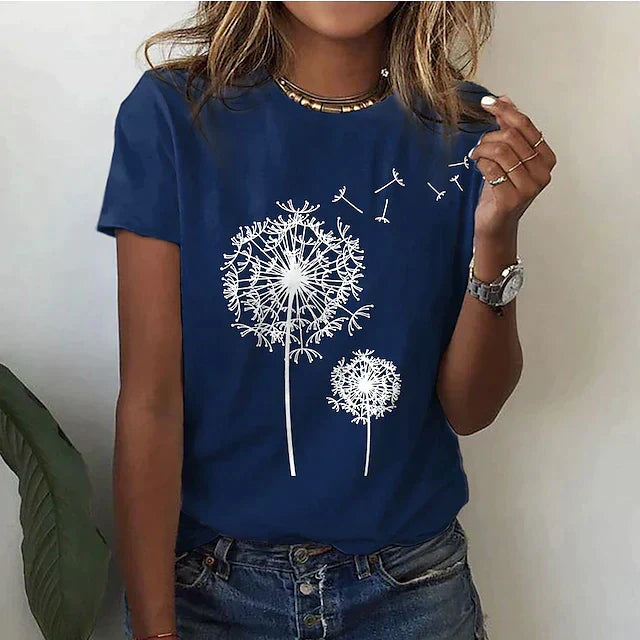 T-shirt femme polyvalent et élégant disponible en différentes couleurs. Idéal pour un confort quotidien et un style mode.