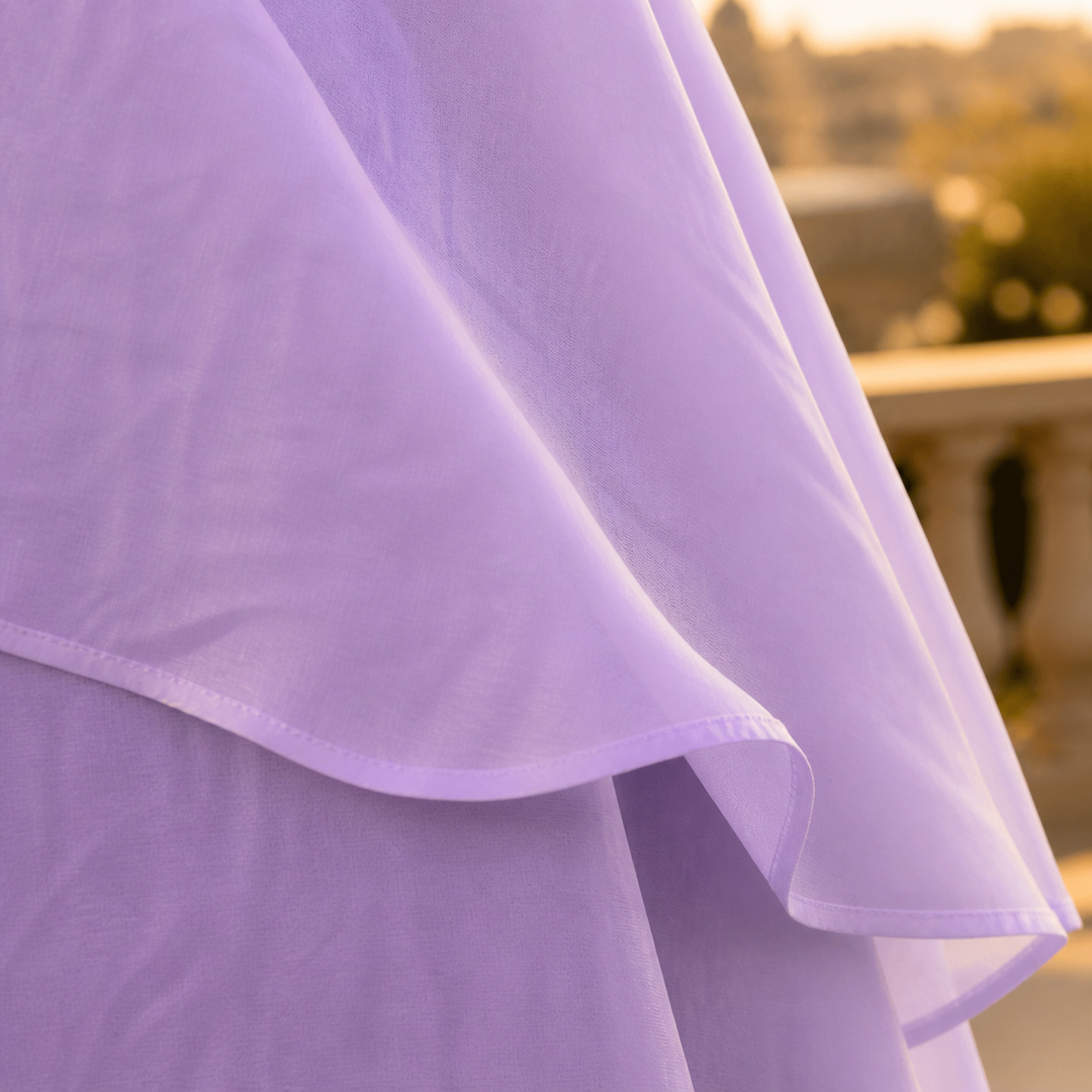 Robe femme midi fluide, chic et intemporelle pour cérémonie, mariage, soirée. Invitée élégante.