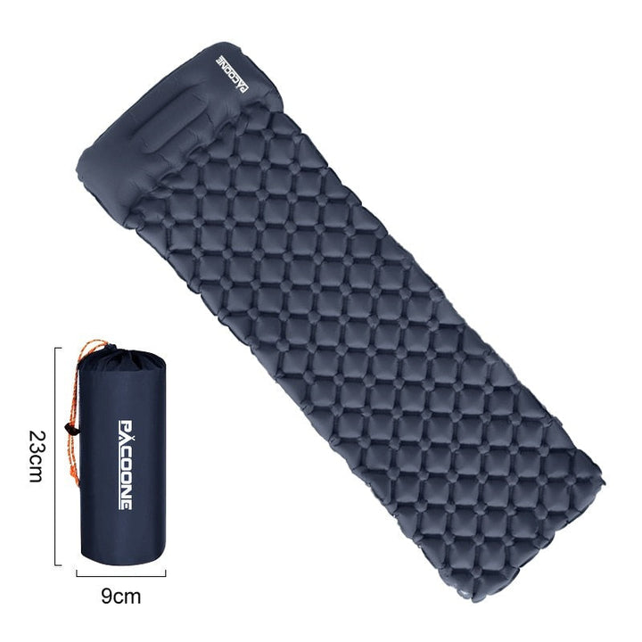 Matelas gonflable de randonnée, léger et étanche, offrant un confort optimal pour le bivouac et le camping.