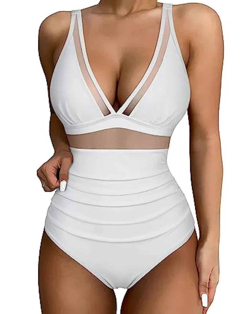 Maillot de bain réglable Sophie pour femme. Offre style et maintien, parfait pour la plage ou la piscine.