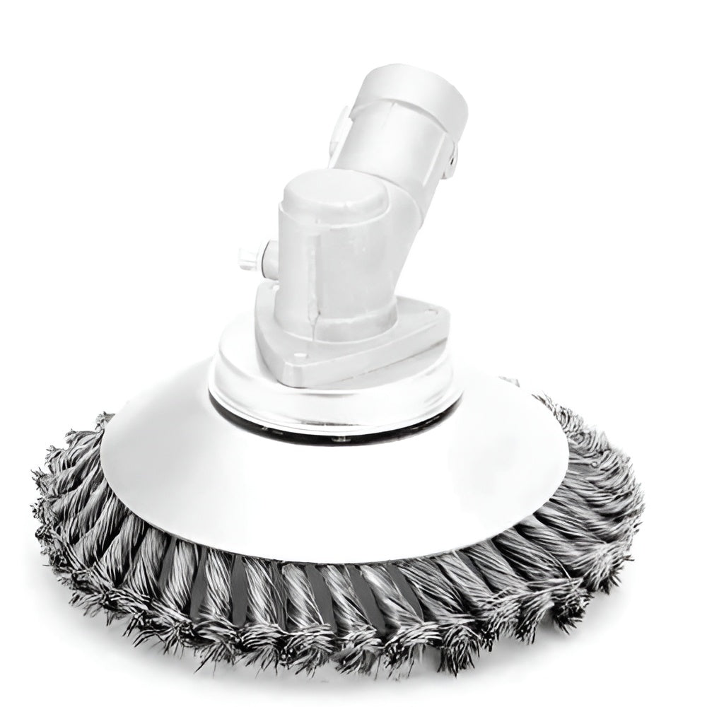 Lame pour tondeuse, accessoire d'entretien de jardin. Désherbage simple et efficace du gazon.