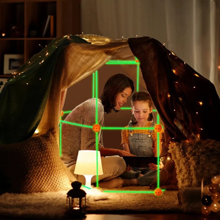 Jeu de construction fort pour enfants, développe la créativité et l'ingéniosité. Un jouet éducatif pour des heures de jeu.