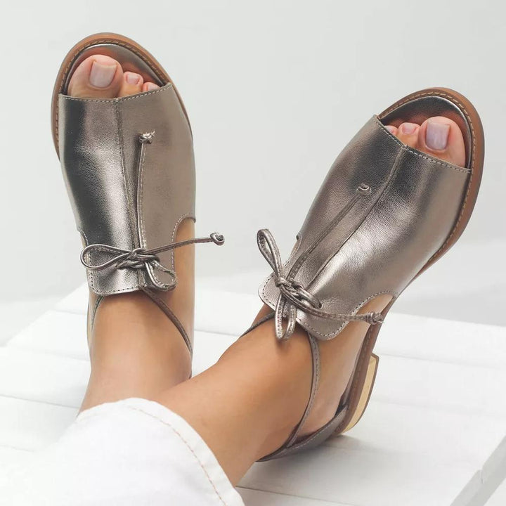Sandales Lilliana femme champagne, élégantes et parfaites pour l'été.