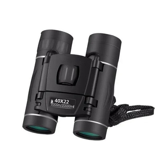 Binoculaires 40x22 robustes pour randonnée et observation de la faune en pleine nature. Optique claire.