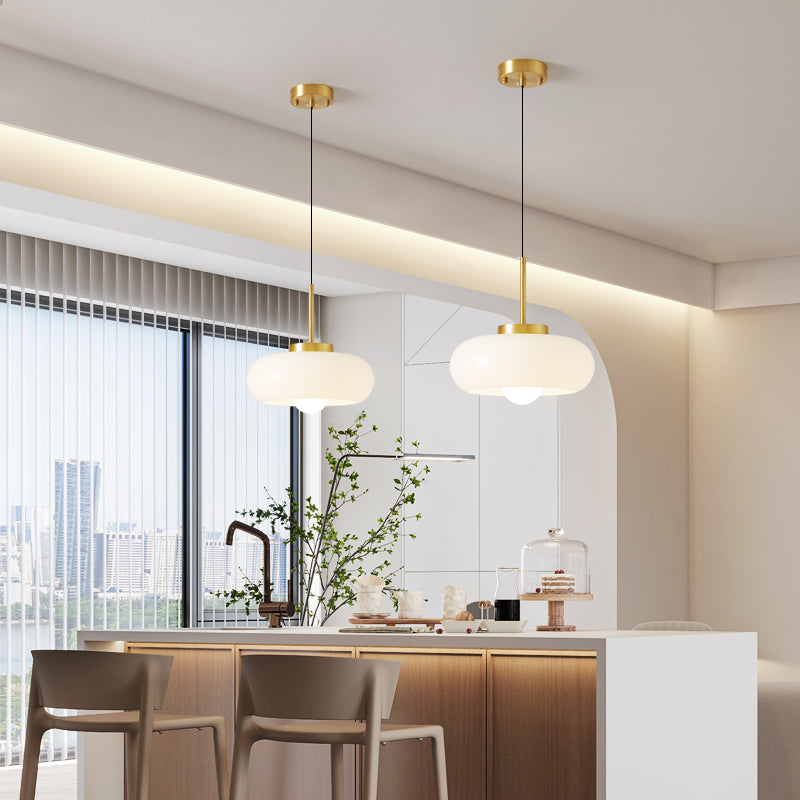 Luminaire suspension chic, éclairage d'ambiance, style vintage et design moderne.