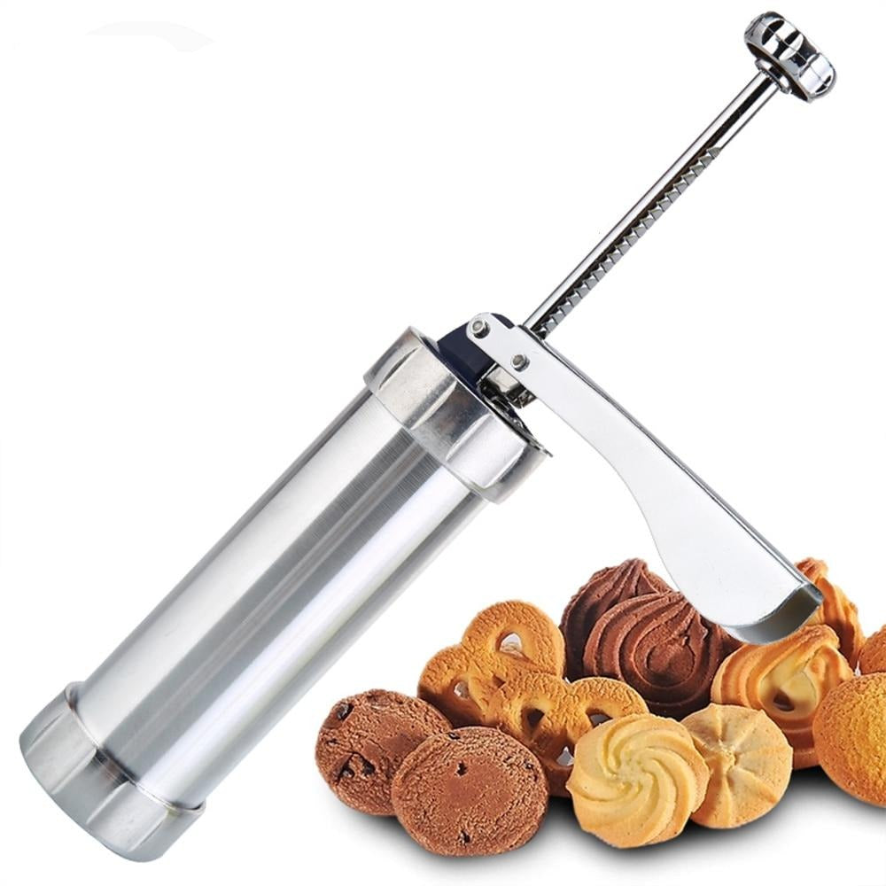 Presse à biscuits créatifs pour pâtisserie facile. Créez des formes variées pour vos biscuits faits maison.