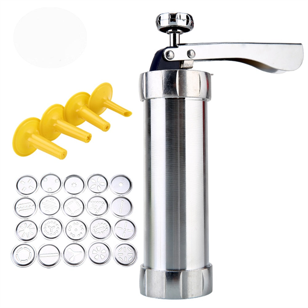 Presse à biscuits créative pour réaliser des gâteaux et biscuits décorés facilement. Parfait pour la pâtisserie maison.