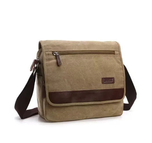 Sac bandoulière en toile résistante, adapté pour hommes et femmes. Idéal pour organiser vos affaires en voyage ou au quotidien.