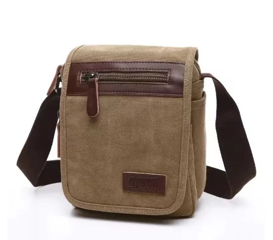 Sacoche de voyage en toile résistante, idéale pour organiser vos essentiels. Design unisexe moderne.