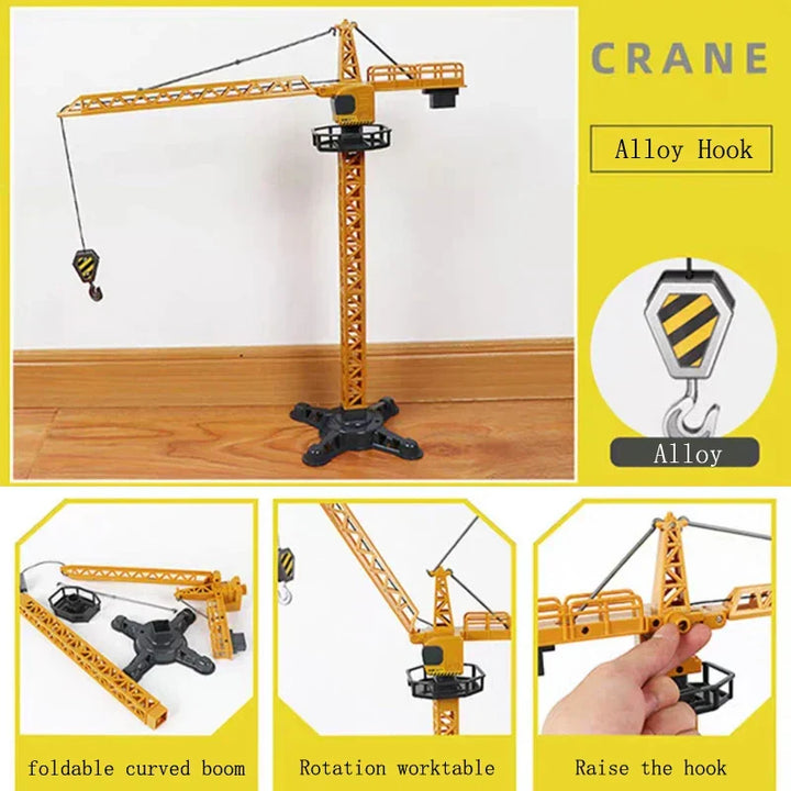 Kit de jouets chantier créatifs pour enfants, avec mini véhicules et accessoires de construction. Cadeau idéal.