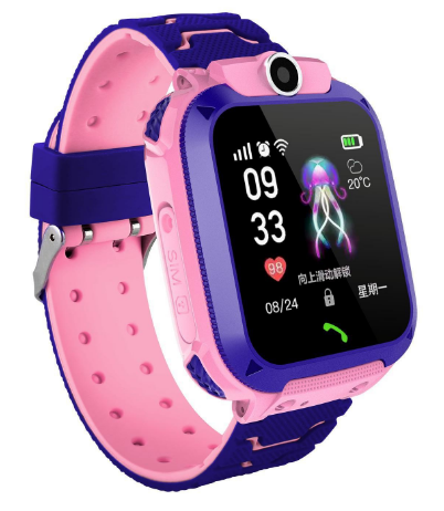 Montre GPS enfant avec suivi de localisation précis et fonction téléphone pour la sécurité et communication.
