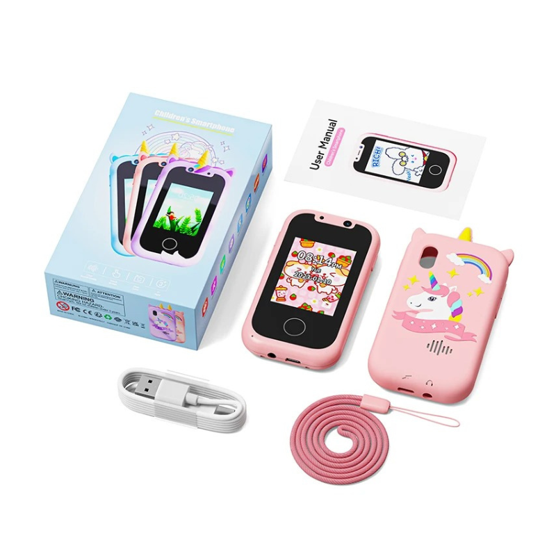 Jouet téléphone enfant PlayPhone multimédia avec caméra, jeux interactifs et écran couleur.