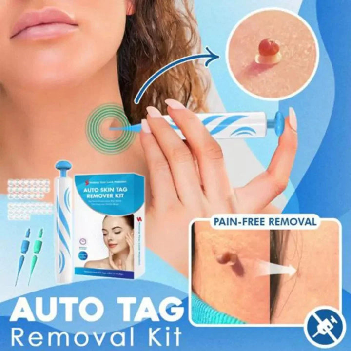 Kit complet d'élimination acrochordons : applicateur et élastiques pour un traitement efficace.