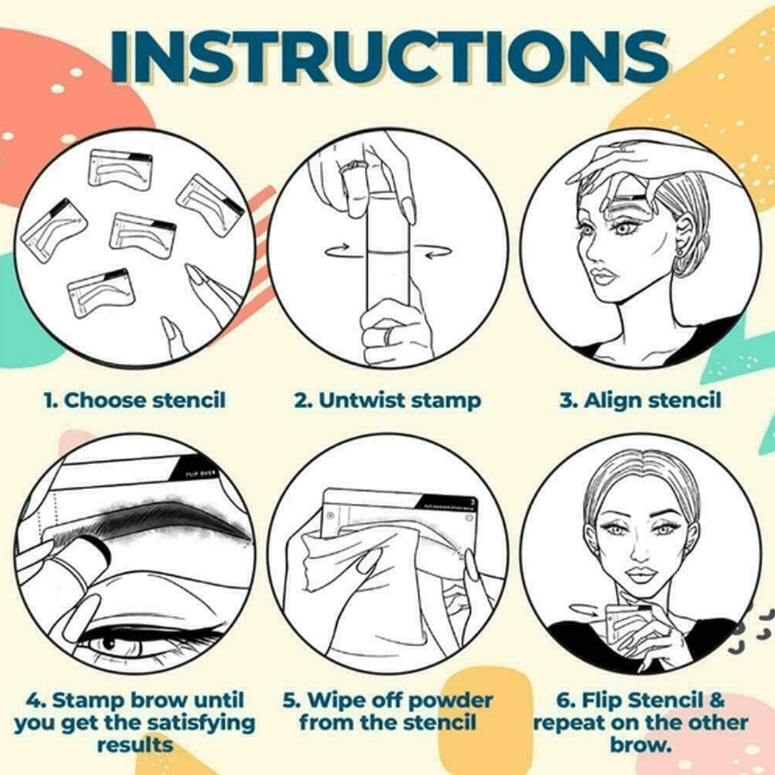 Femme souriante montrant des sourcils parfaitement définis grâce au kit maquillage rapide.