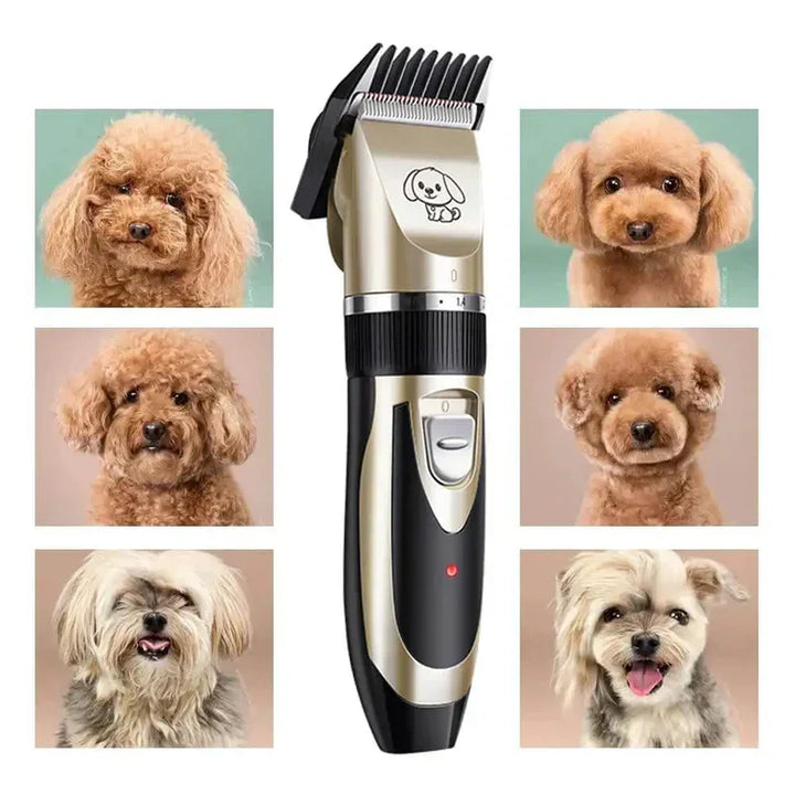 Tondeuse professionnelle silencieuse pour coupe poils de chien. Accessoire toilettage canin pour un soin doux.