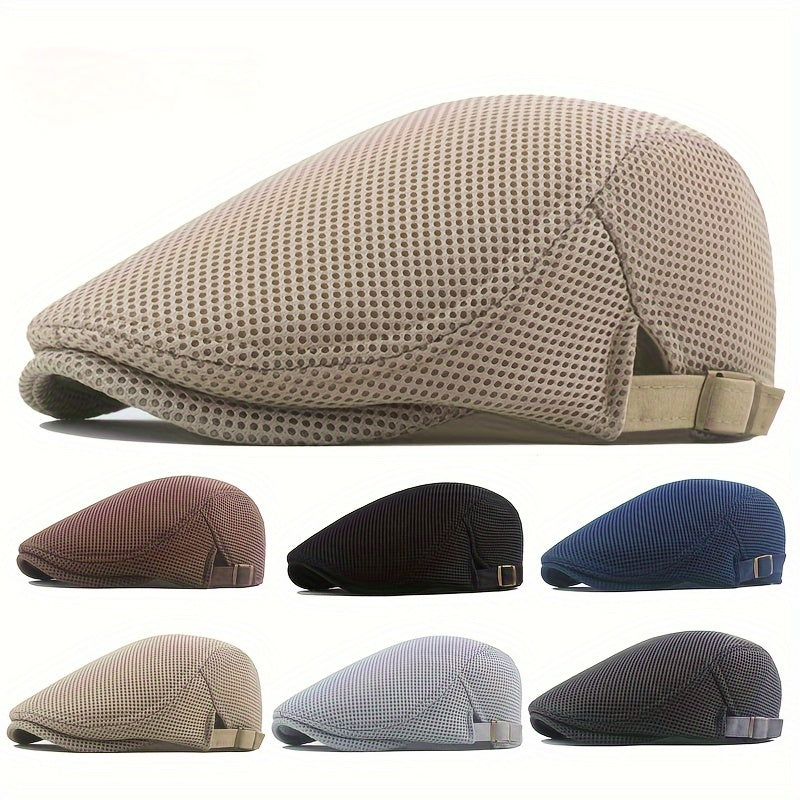 Casquette homme légère en mesh respirant, accessoire indispensable pour le confort et le style d'été.