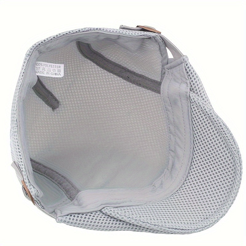 Casquette d'été homme en mesh, respirante et très légère, idéale pour le sport, la détente ou les loisirs.