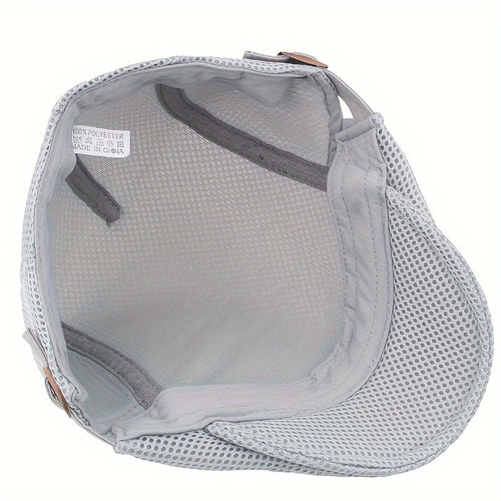 Casquette d'été homme en mesh, respirante et très légère, idéale pour le sport, la détente ou les loisirs.