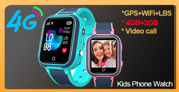 Montre enfant GPS pour suivi localisation. Appel vidéo sécurisé. Un accessoire indispensable pour la tranquillité.