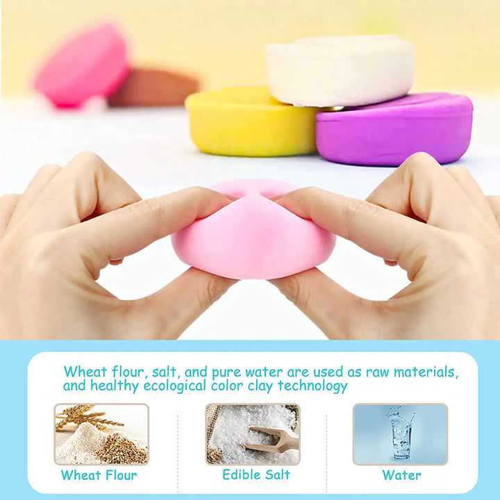 Cadeau enfant : jeu éducatif machine à glace et pâte à modeler, parfait pour le développement moteur et créatif.