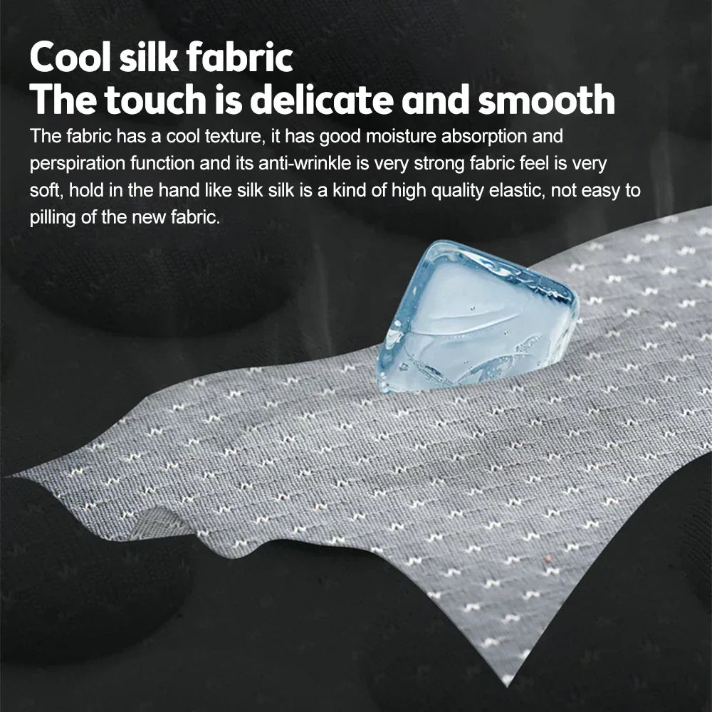 Coussin respirant pour siège de voiture, maintient au frais et offre un confort longue durée.