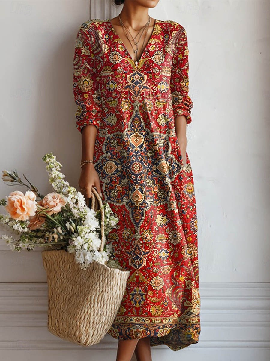 Robe femme confortable et chic pour le quotidien, style décontracté et élégant, parfaite pour l'été.