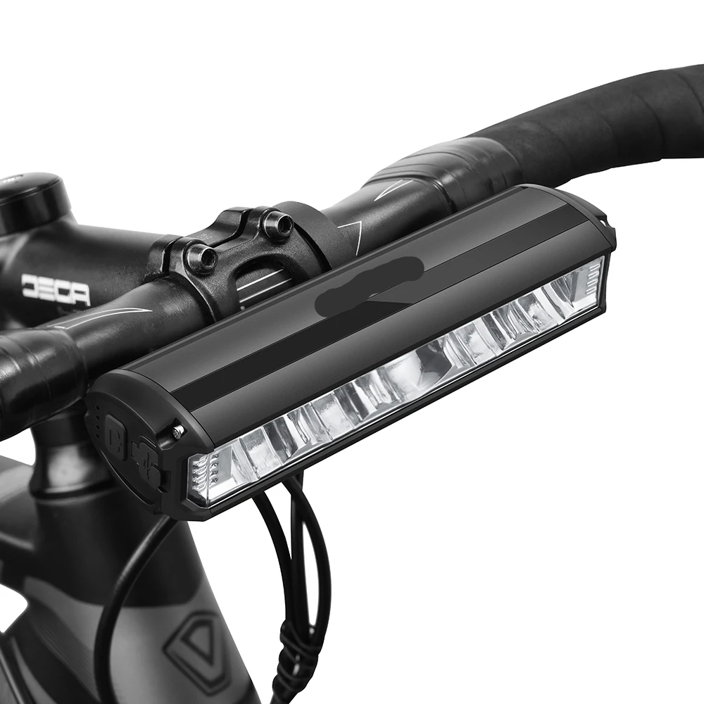 Lampe avant vélo 1400 lumens, garantit une visibilité exceptionnelle pour votre sécurité de nuit.