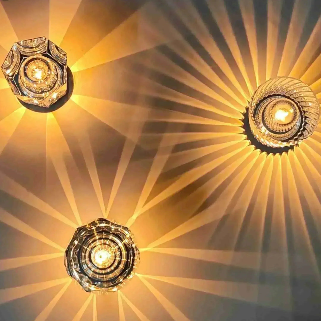 Lampe à poser sans fil effet diamant, rechargeable LED, idéale pour créer une ambiance luxe et cosy.