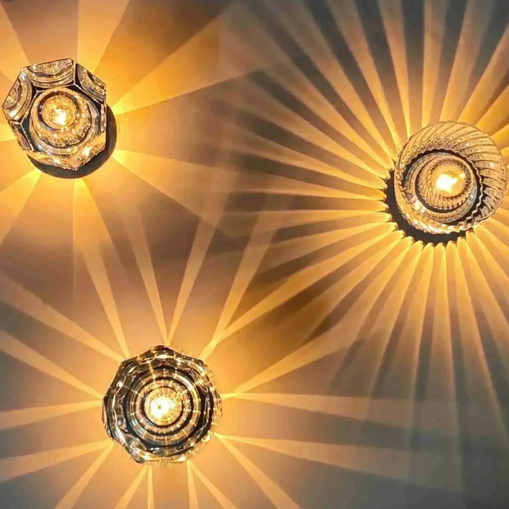 Lampe à poser sans fil effet diamant, rechargeable LED, idéale pour créer une ambiance luxe et cosy.