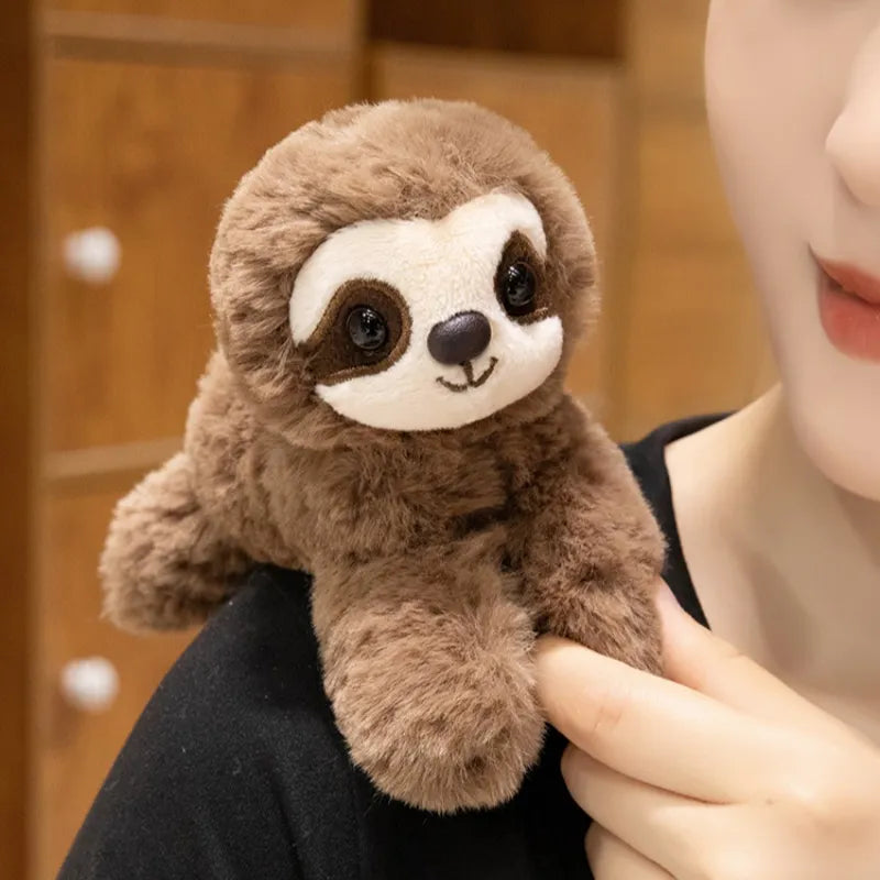 Adorable peluche magnétique animal, se fixe à l'épaule, jouet doux pour enfants et collectionneurs.
