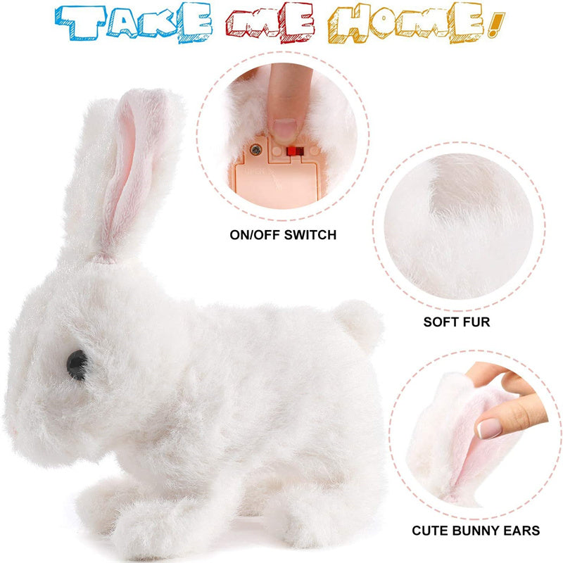 Lapin interactif programmable, jouet éducatif qui encourage le jeu et l'apprentissage chez l'enfant.