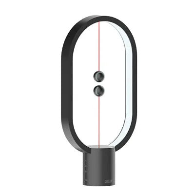 Décoration moderne: lampe de table LED design avec son interrupteur flottant, créant une ambiance lumineuse unique.