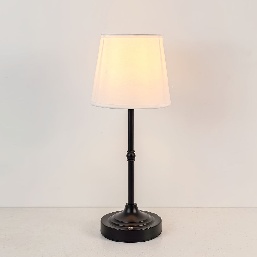 Lampe de table LED sans fil dimmable, rechargeable USB, idéal pour créer une ambiance chaleureuse et un design moderne.