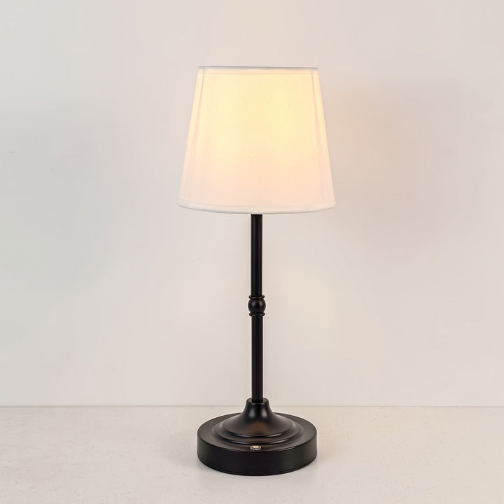 Lampe de table LED sans fil dimmable, rechargeable USB, idéal pour créer une ambiance chaleureuse et un design moderne.