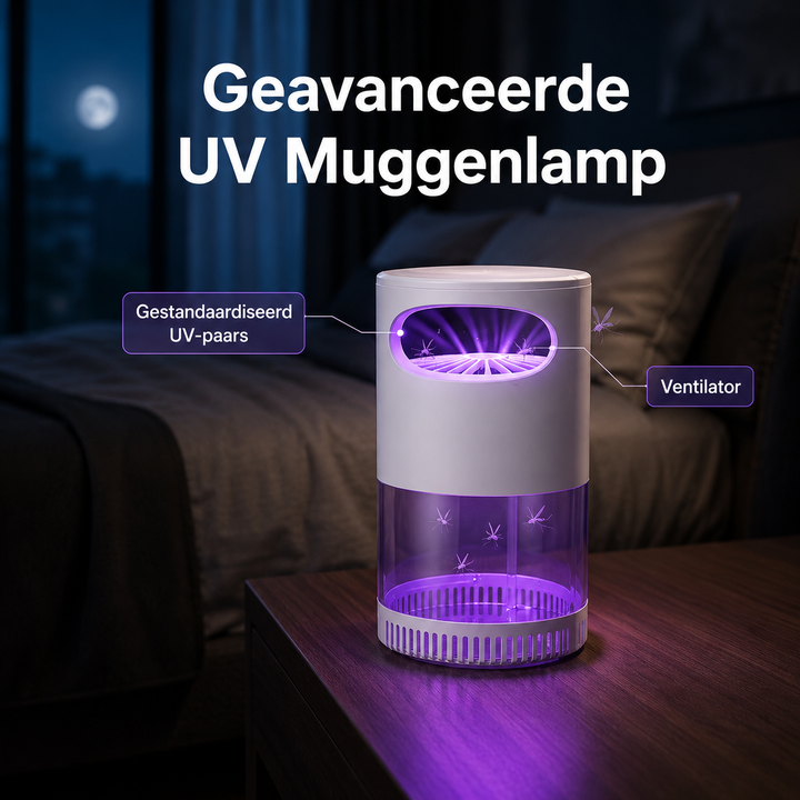 Lampe UV anti-moustiques silencieuse, piège efficace pour intérieur et extérieur, protection insectes.