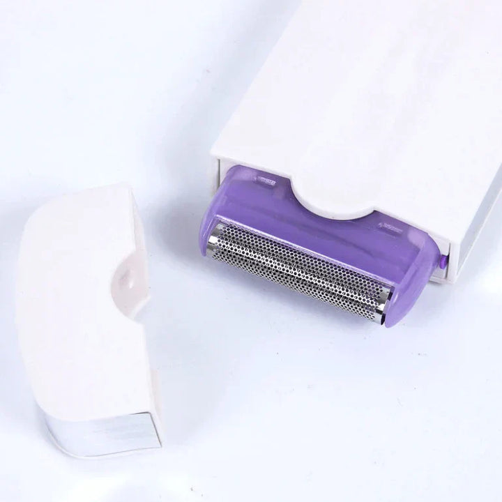 Épilateur corporel indolore pour peau douce, appareil rechargeable pour épilation rapide et sans irritation.