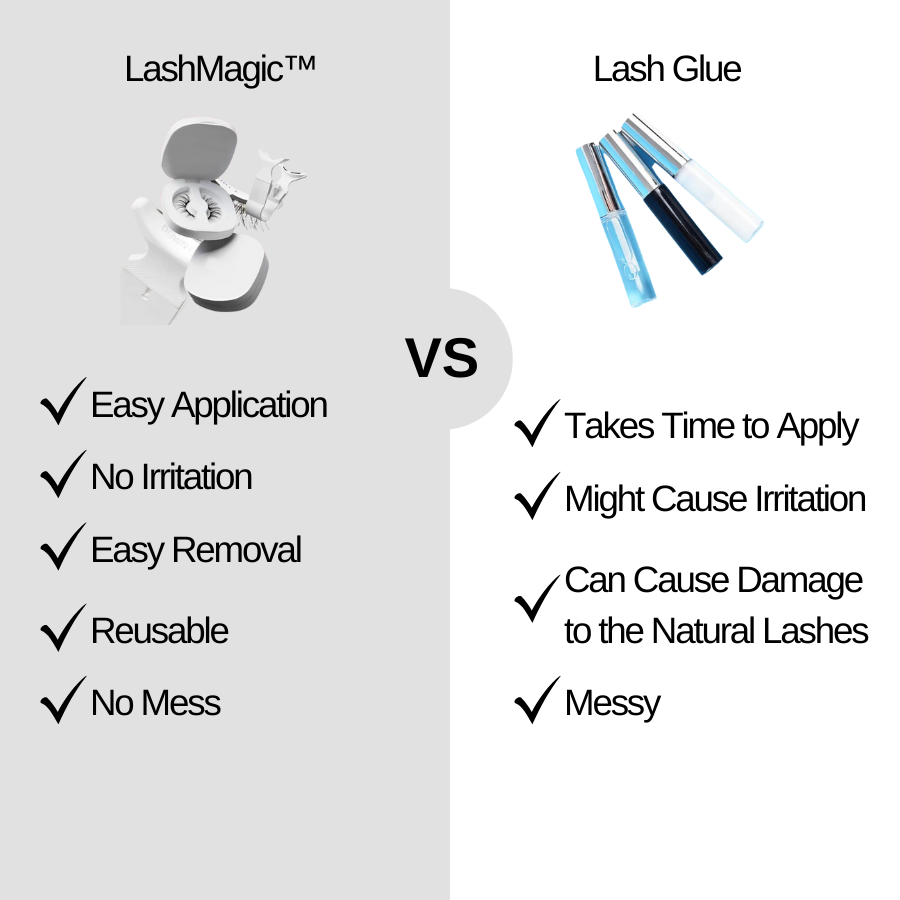 Faux cils magnétiques réutilisables avec applicateur, pour une beauté des yeux durable.
