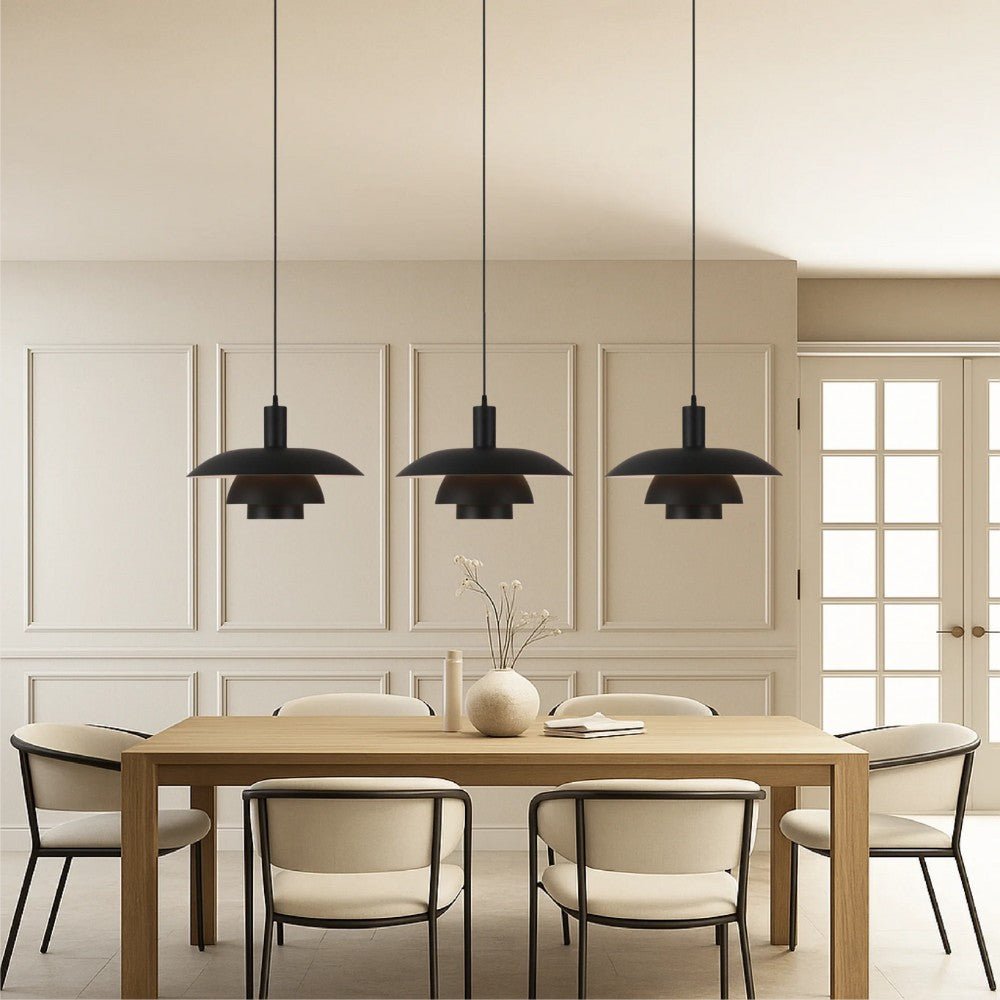 Luminaire superposé moderne, lustre design idéal pour un éclairage sophistiqué.